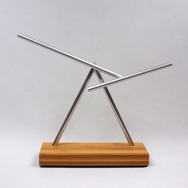 The Swinging Sticks<sup>®</sup> - Original Bamboo - GeelongShop Perpetual Motion Kinetic Energy Double Pendulum Sculpture