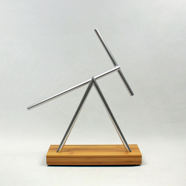 The Swinging Sticks<sup>®</sup> - Original Bamboo - GeelongShop Perpetual Motion Kinetic Energy Double Pendulum Sculpture