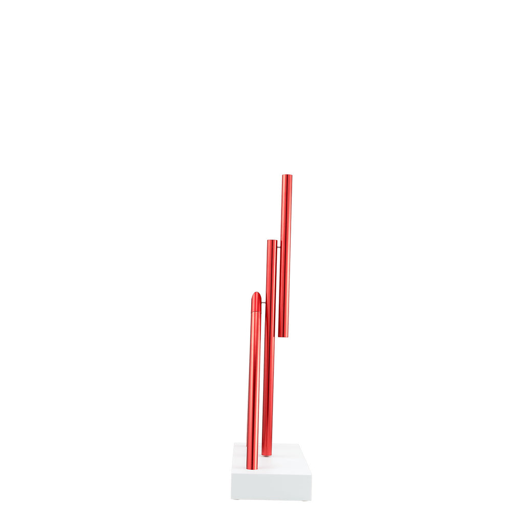 The Swinging Sticks - Desktop Toy - White/Red – Art-Tec Design