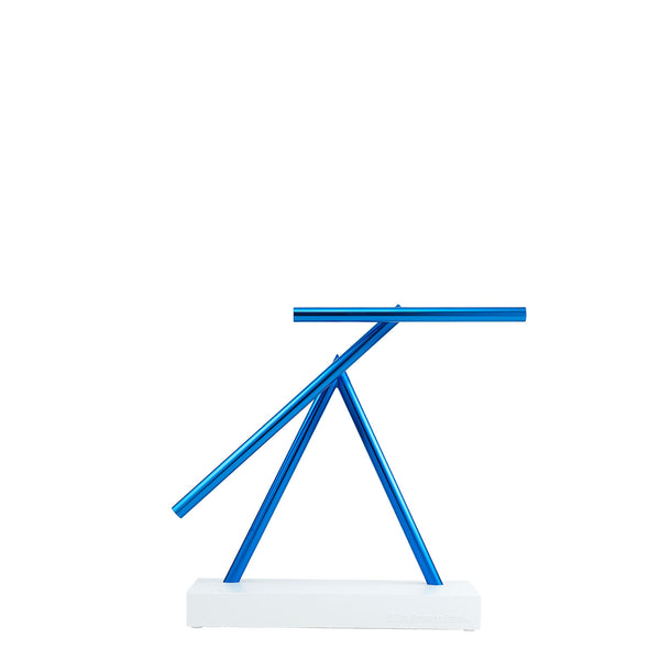 The Swinging Sticks<sup>®</sup> - Desktop Toy - White/Blue