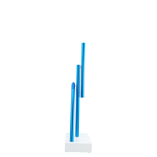 The Swinging Sticks<sup>®</sup> - Desktop Toy - White/Blue