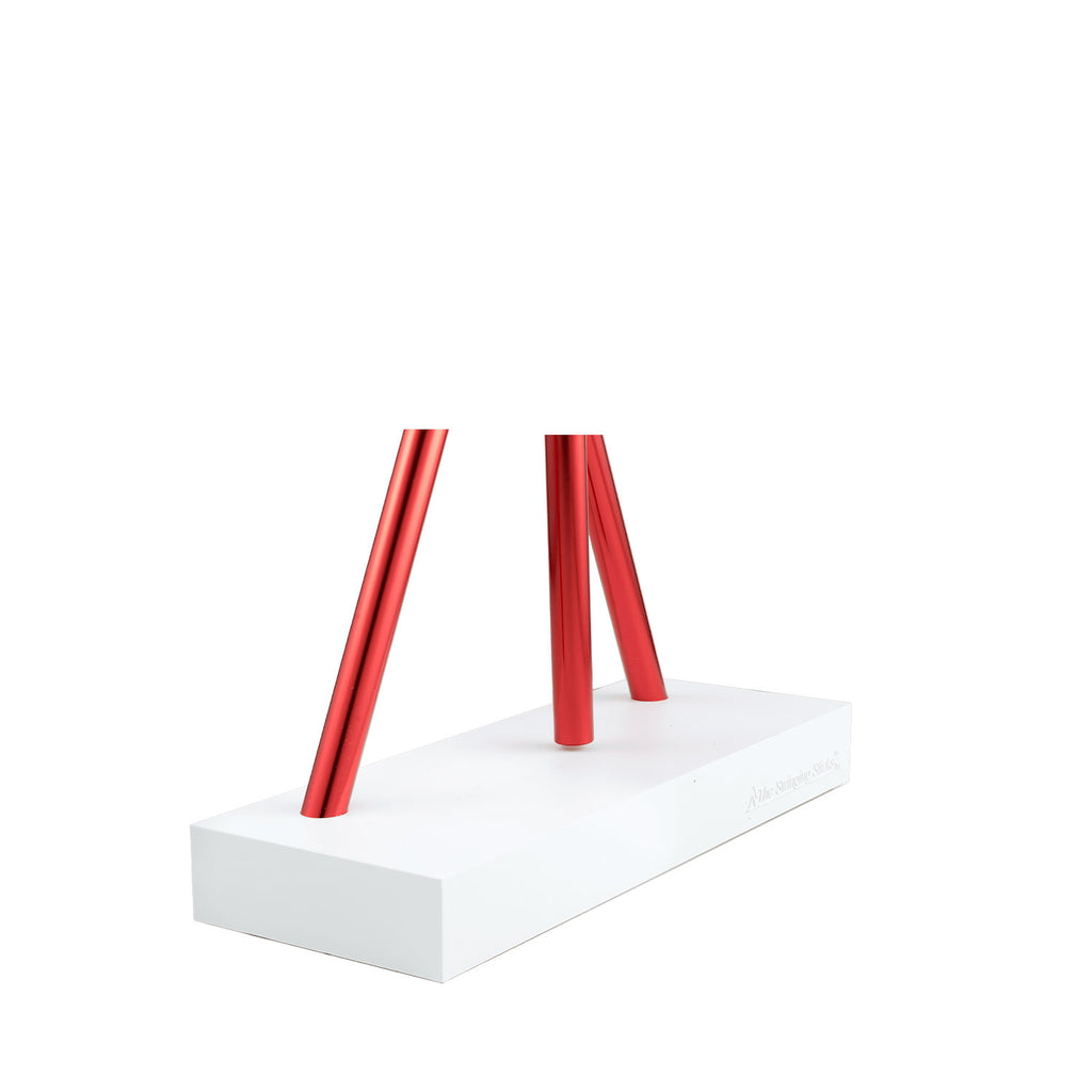The Swinging Sticks® - Desktop Toy - White/Red