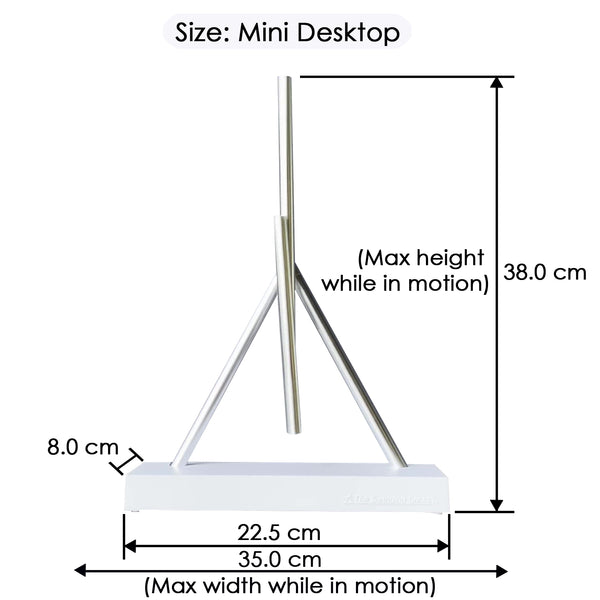 The Swinging Sticks<sup>®</sup> - Desktop Toy - White