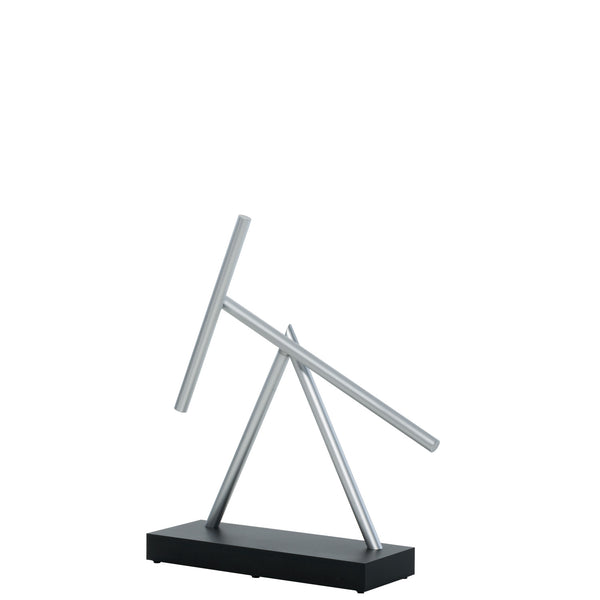 The Swinging Sticks Desktop Toy Black Perpetual Motion Sculpture Double Pendulum Kinetic Energy Desk